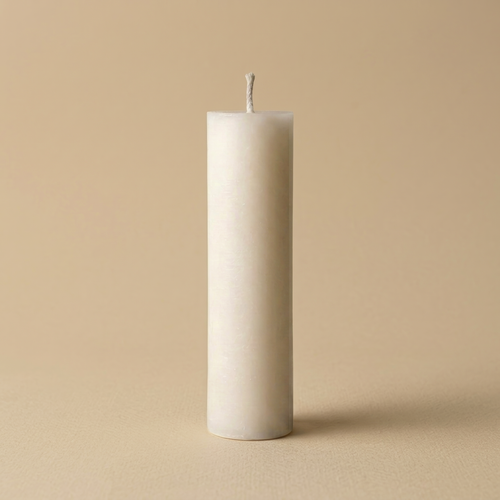 Handmade pillar candle Monolith by Glowbaltic, made from rapeseed wax 